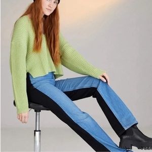 PacSun Black and Blue Boyfriend Jeans